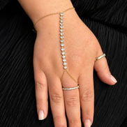 Elegante Handkette Zahra