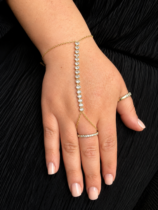 Elegante Handkette Zahra