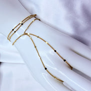 Schlichte Edelstahl-Handkette Aaliyah